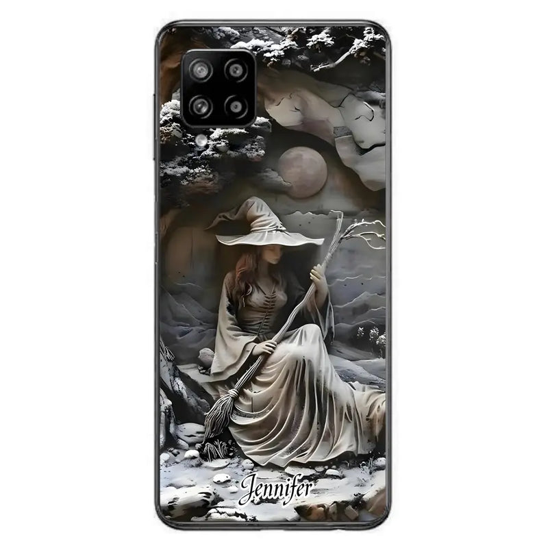 Personalized Witch Phone Case - Halloween/Birthday Gift Idea For Yourself, Witch Lovers - Case For iPhone/Samsung