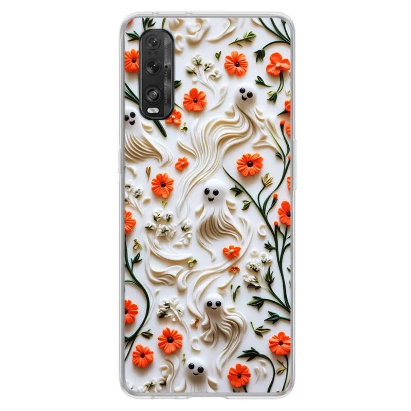 Custom Personalized 3D Clay Boo Phone Case - Halloween Gift Idea - Case For Xiaomi/ Oppo/ Huawei