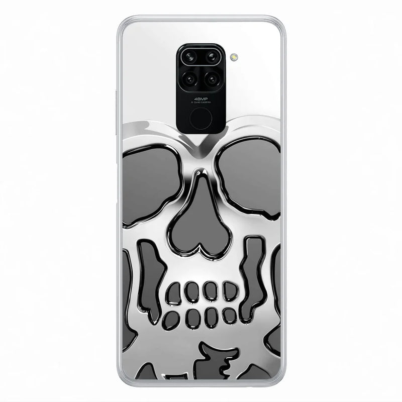 Custom Personalized Veteran Skull Metalic Phone Case - Gift Idea For Veteran - Case For Xiaomi/ Oppo/ Huawei