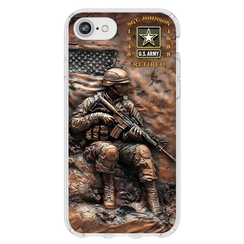 Personalized Veteran Phone Case - Retired Gift Idea For Veteran - Case For iPhone/Samsung