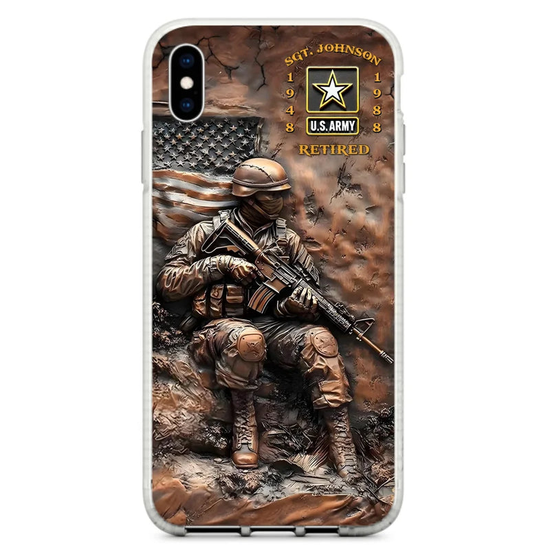 Personalized Veteran Phone Case - Retired Gift Idea For Veteran - Case For iPhone/Samsung