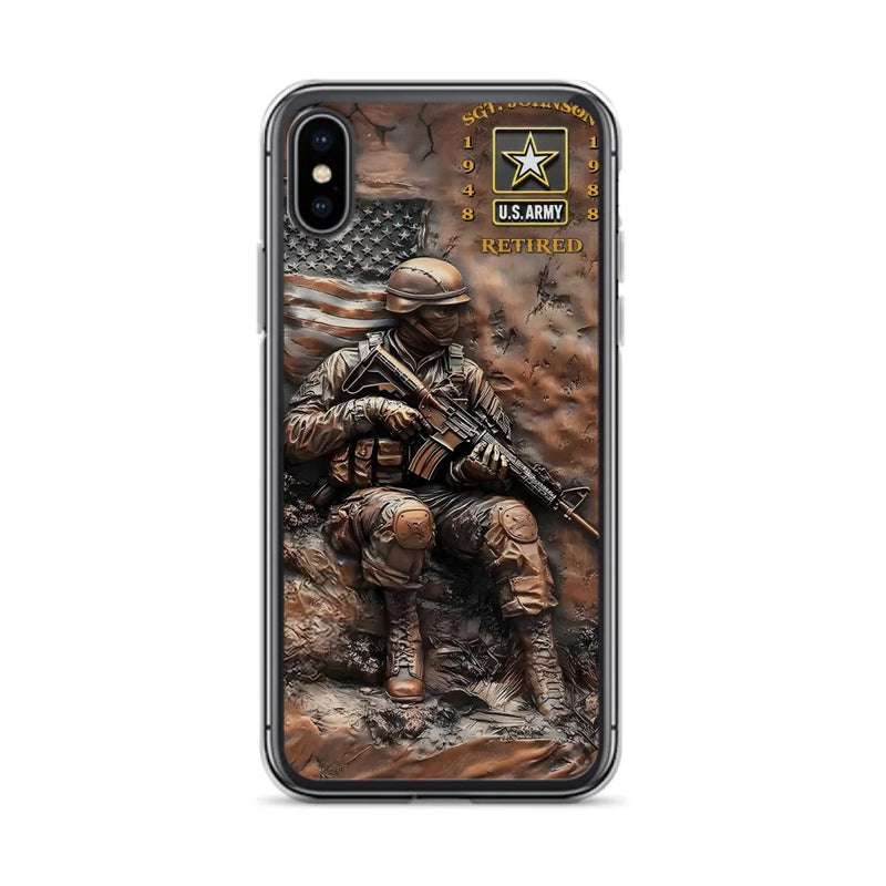 Personalized Veteran Phone Case - Retired Gift Idea For Veteran - Case For iPhone/Samsung