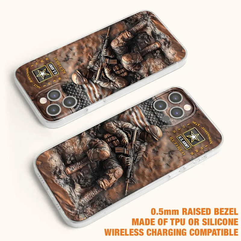 Personalized Veteran Phone Case - Retired Gift Idea For Veteran - Case For iPhone/Samsung