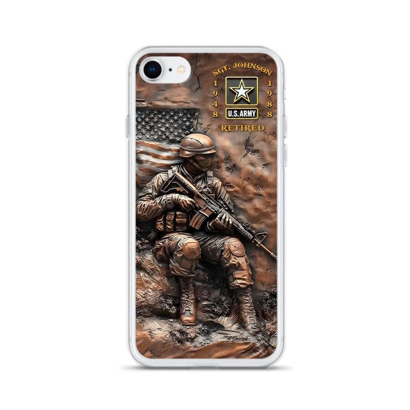 Personalized Veteran Phone Case - Retired Gift Idea For Veteran - Case For iPhone/Samsung