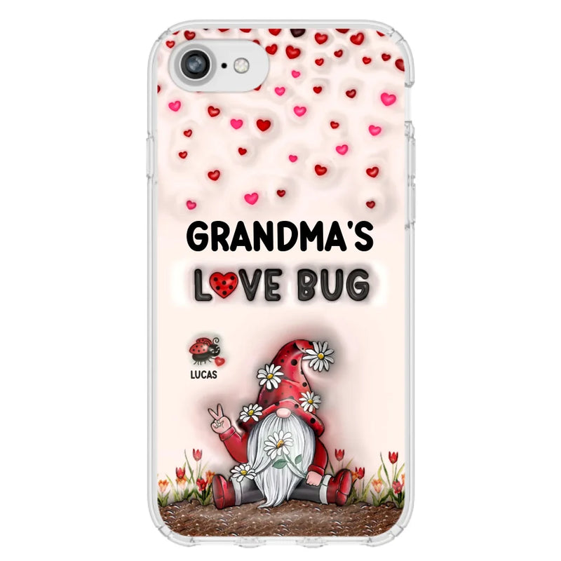 Personalized Grandma's Love Bugs Phone Case - Up to 12 Kids - Mother's Day Gift Idea for Grandma/Mom - Case for iPhone/Samsung