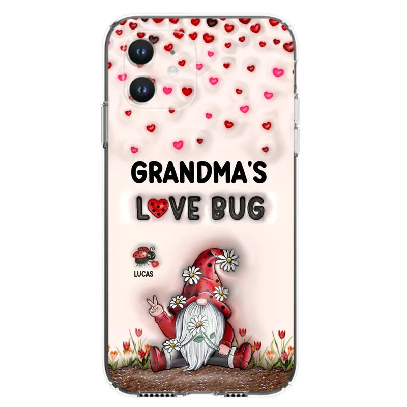Personalized Grandma's Love Bugs Phone Case - Up to 12 Kids - Mother's Day Gift Idea for Grandma/Mom - Case for iPhone/Samsung