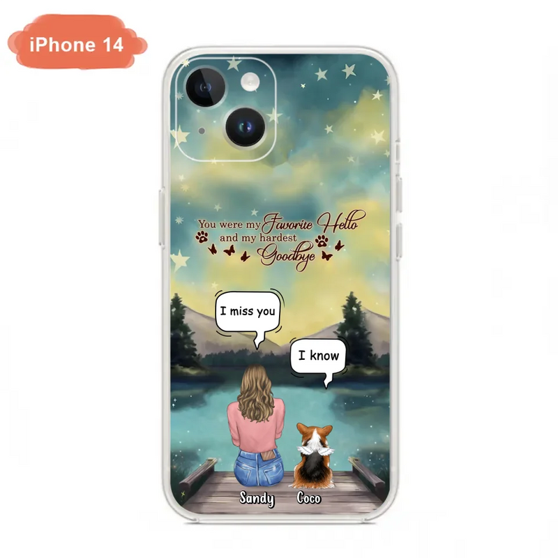 Personalized Memorial Pet Phone Case - Memorial Gift Idea For Pet Lover - Up to 4 Pets - Gift Idea For Dog/Cat Lover - Your Wings Were Ready But Our Hearts Were Not - Case For iPhone And Samsung