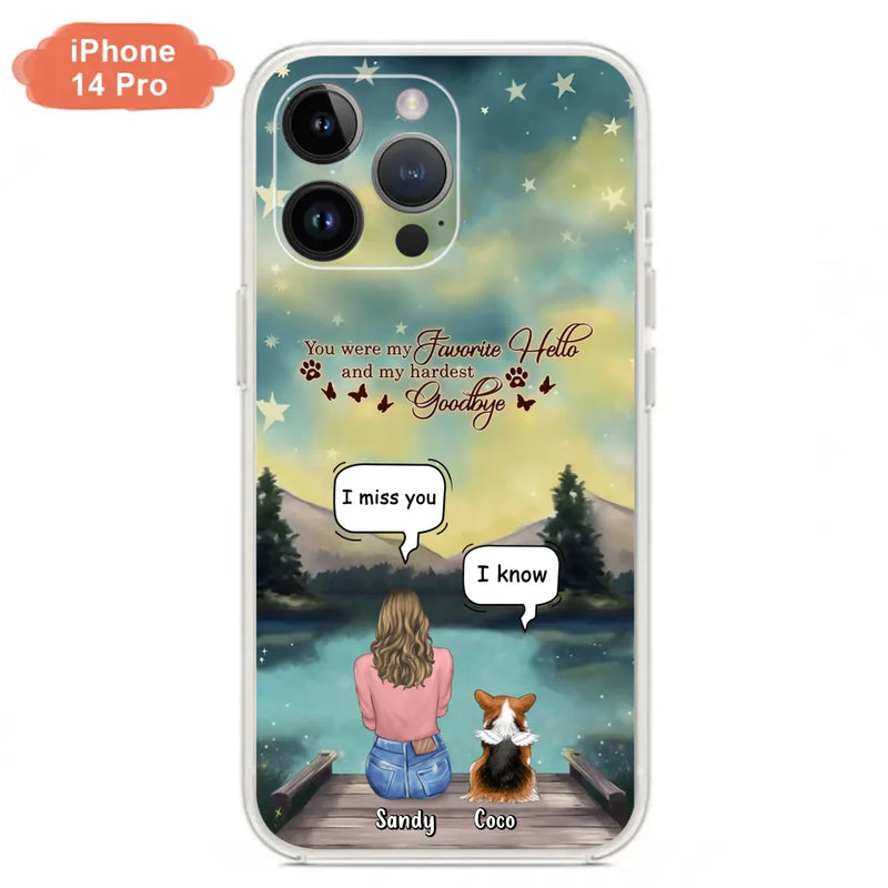 Personalized Memorial Pet Phone Case - Memorial Gift Idea For Pet Lover - Up to 4 Pets - Gift Idea For Dog/Cat Lover - Your Wings Were Ready But Our Hearts Were Not - Case For iPhone And Samsung