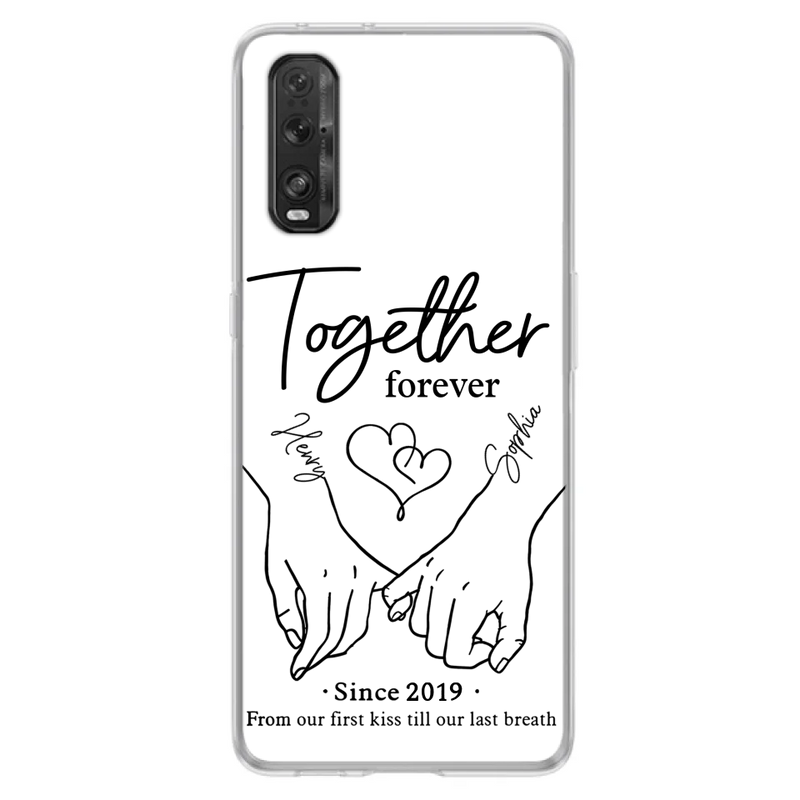Custom Personalized Couple Phone Case For Xiaomi/ Oppo/ Huawei - Gift Idea For Couple - Together Forever