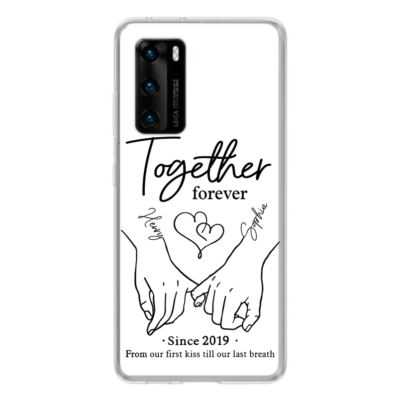 Custom Personalized Couple Phone Case For Xiaomi/ Oppo/ Huawei - Gift Idea For Couple - Together Forever