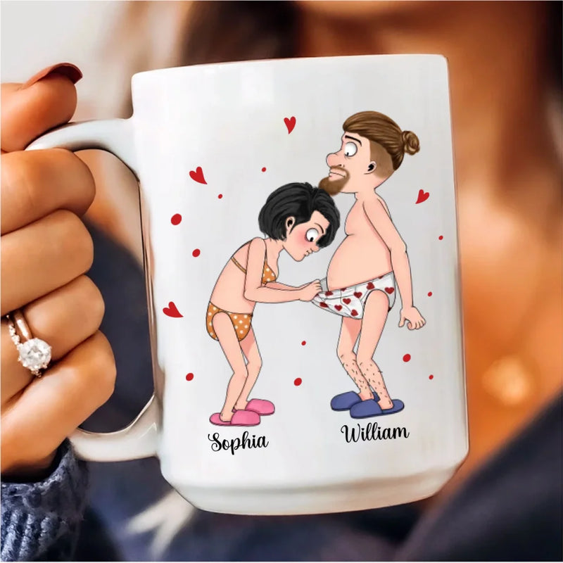 Personalized Couple Coffee Mug - I Love Your Personalities - Gift Idea For Couple/Valentine
