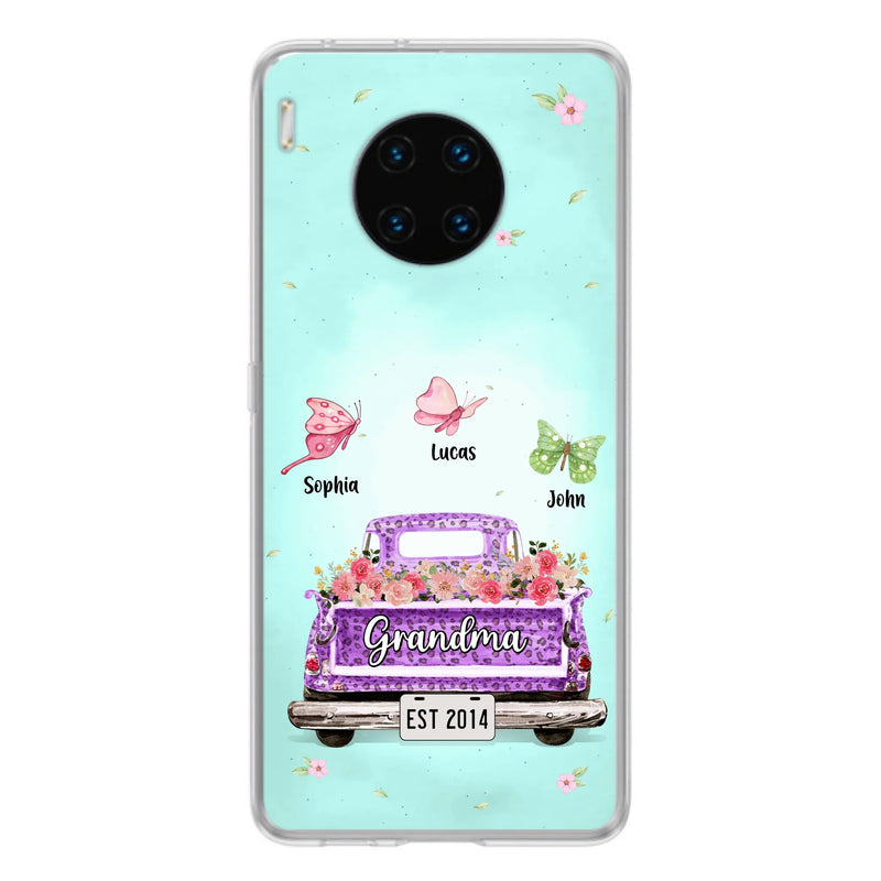 Personalized Grandma Phone Case - Gift Idea For Grandma/Mom - Up to 12 Kids - Case For Xiaomi/ Oppo/ Huawei