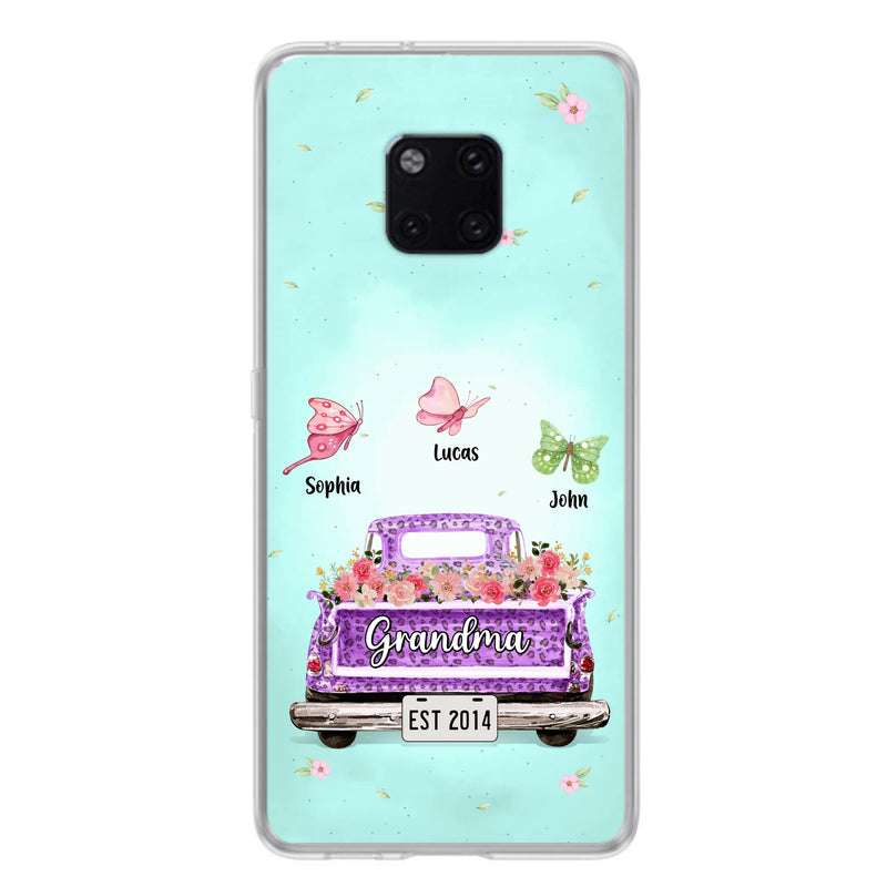 Personalized Grandma Phone Case - Gift Idea For Grandma/Mom - Up to 12 Kids - Case For Xiaomi/ Oppo/ Huawei