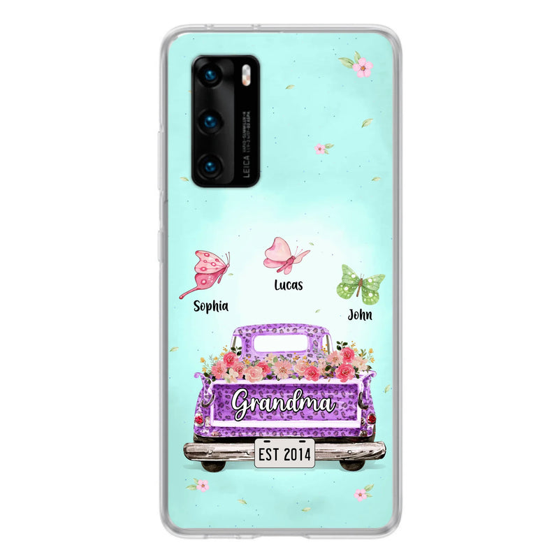 Personalized Grandma Phone Case - Gift Idea For Grandma/Mom - Up to 12 Kids - Case For Xiaomi/ Oppo/ Huawei