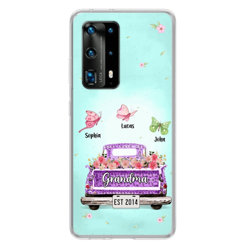 Personalized Grandma Phone Case - Gift Idea For Grandma/Mom - Up to 12 Kids - Case For Xiaomi/ Oppo/ Huawei