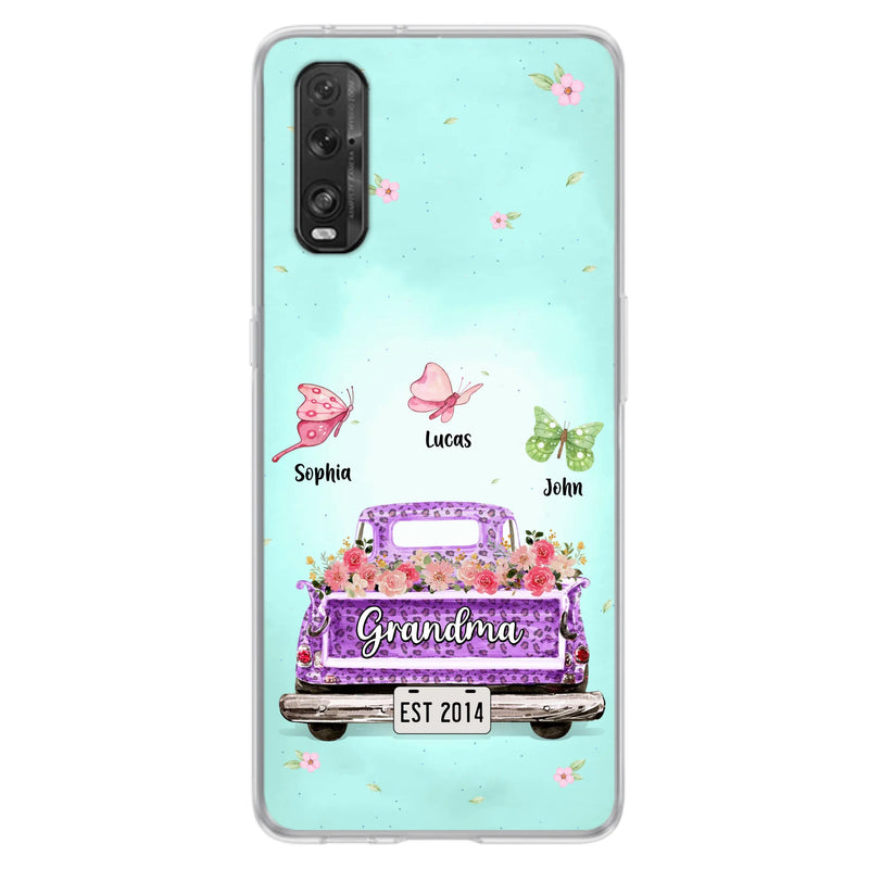 Personalized Grandma Phone Case - Gift Idea For Grandma/Mom - Up to 12 Kids - Case For Xiaomi/ Oppo/ Huawei