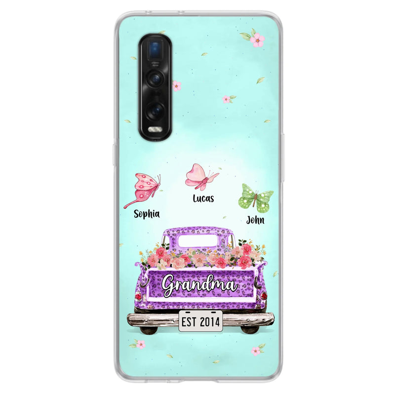 Personalized Grandma Phone Case - Gift Idea For Grandma/Mom - Up to 12 Kids - Case For Xiaomi/ Oppo/ Huawei
