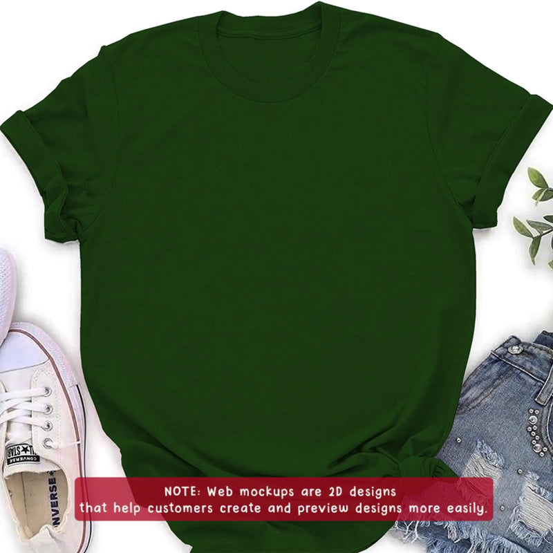 Personalized Spicy Couple Girlfriend Portrait Embroidered T-Shirt - Gift Idea For Boyfriend/ Husband