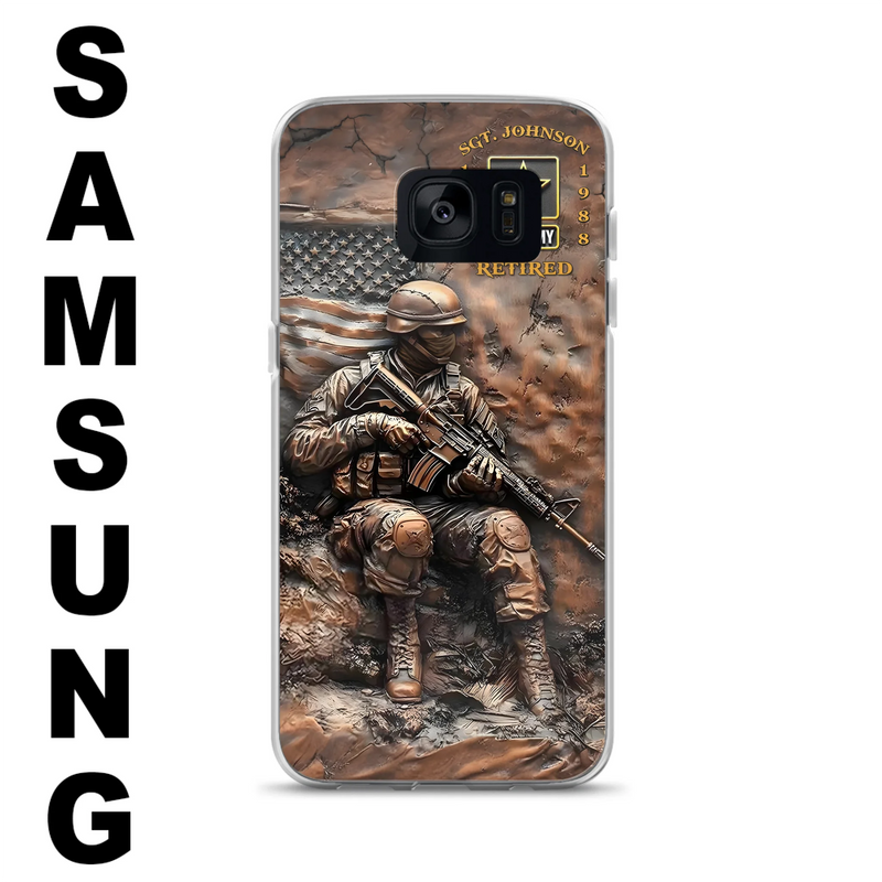 Personalized Veteran Phone Case - Retired Gift Idea For Veteran - Case For iPhone/Samsung