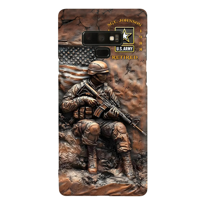 Personalized Veteran Phone Case - Retired Gift Idea For Veteran - Case For iPhone/Samsung