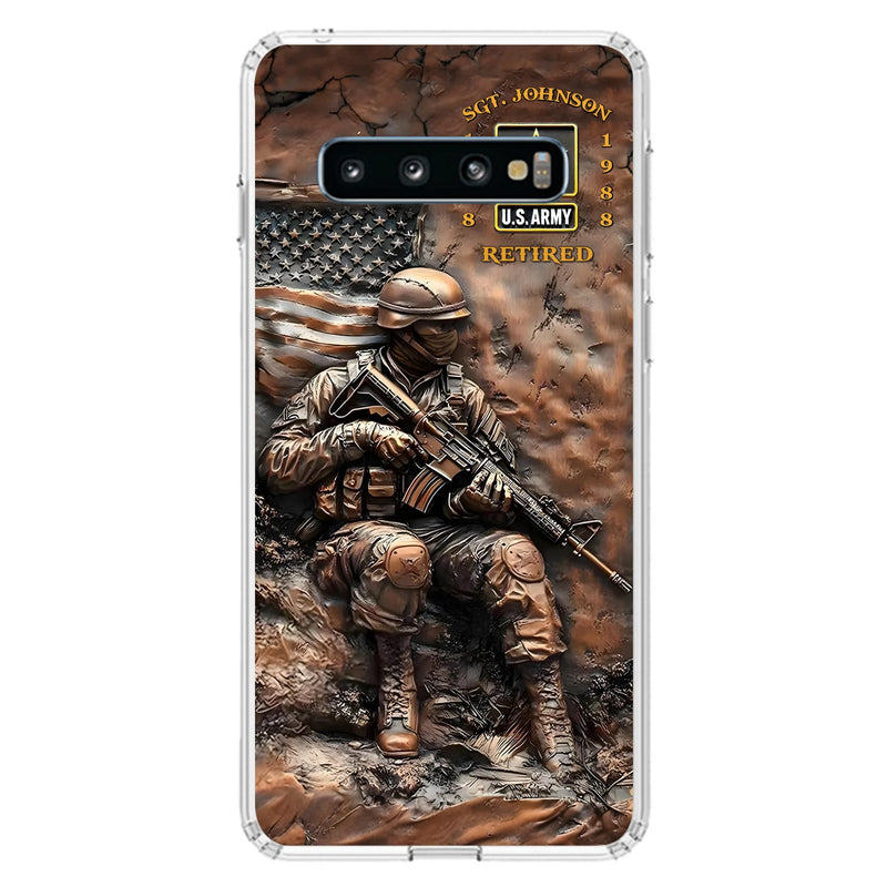 Personalized Veteran Phone Case - Retired Gift Idea For Veteran - Case For iPhone/Samsung