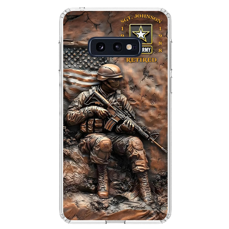 Personalized Veteran Phone Case - Retired Gift Idea For Veteran - Case For iPhone/Samsung