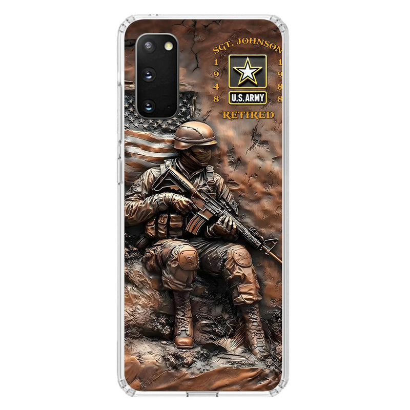 Personalized Veteran Phone Case - Retired Gift Idea For Veteran - Case For iPhone/Samsung