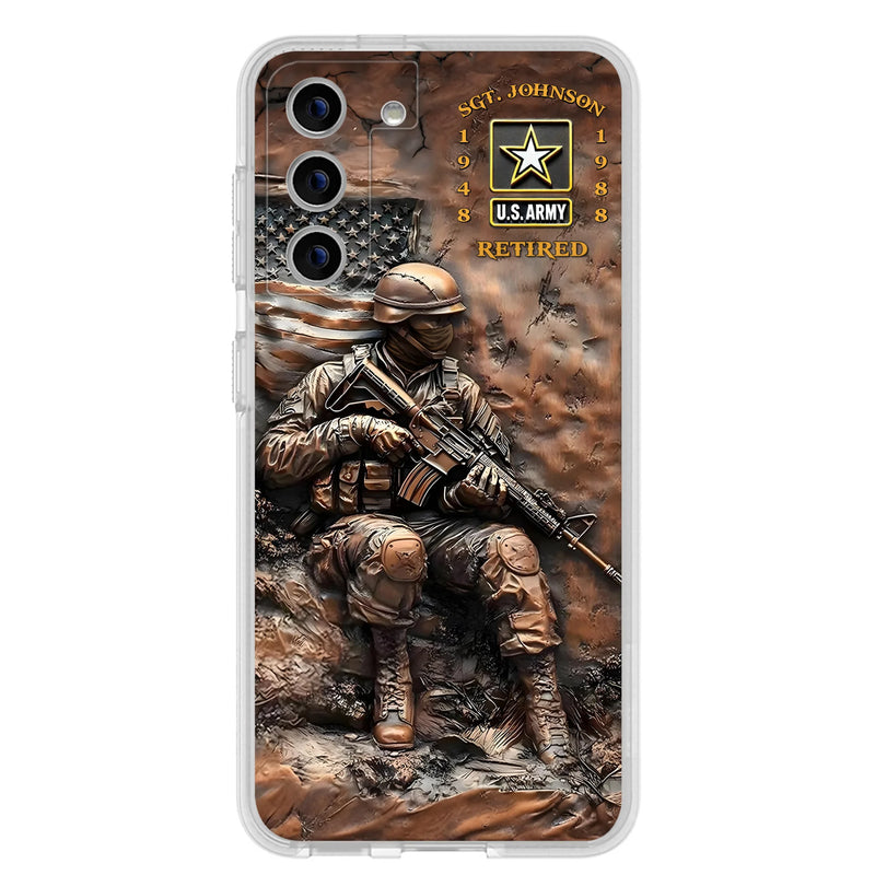 Personalized Veteran Phone Case - Retired Gift Idea For Veteran - Case For iPhone/Samsung