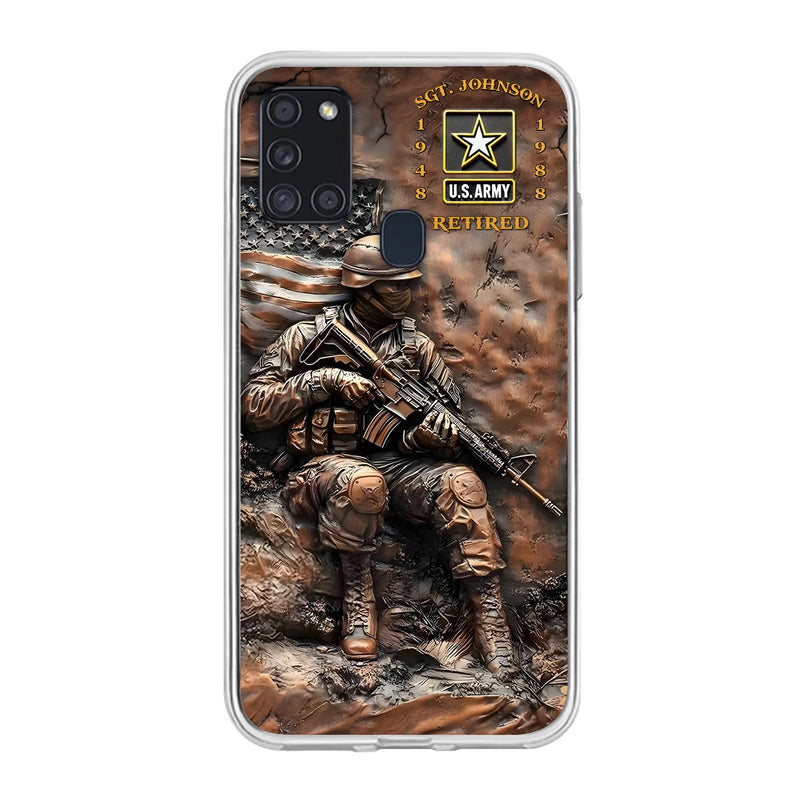 Personalized Veteran Phone Case - Retired Gift Idea For Veteran - Case For iPhone/Samsung