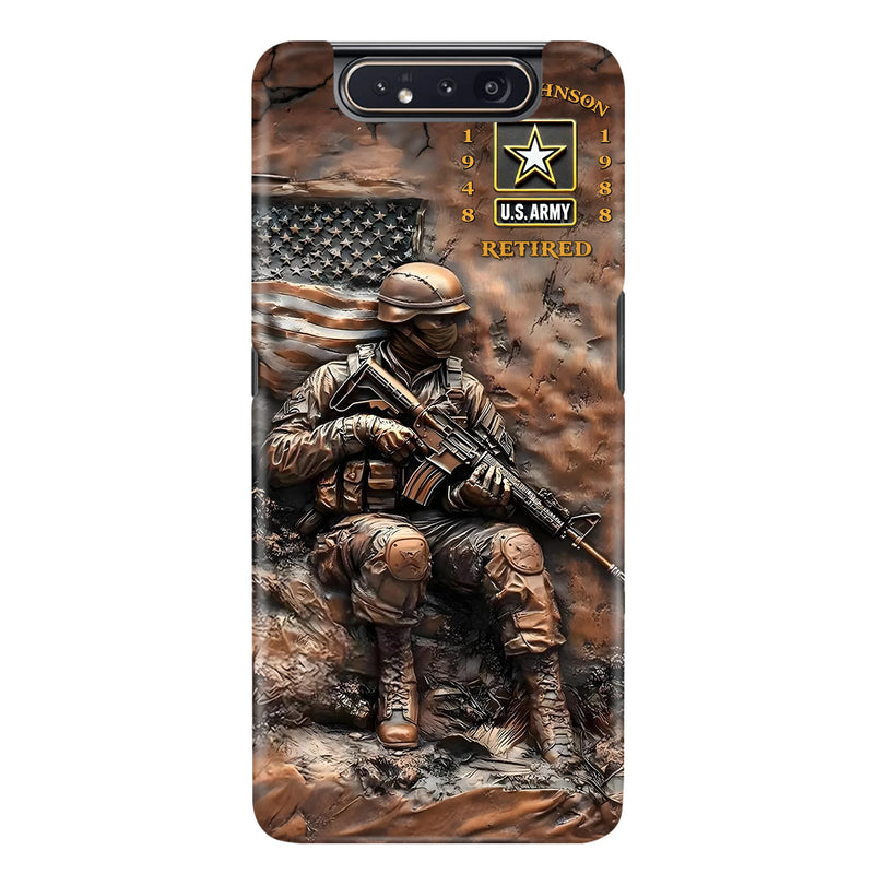 Personalized Veteran Phone Case - Retired Gift Idea For Veteran - Case For iPhone/Samsung