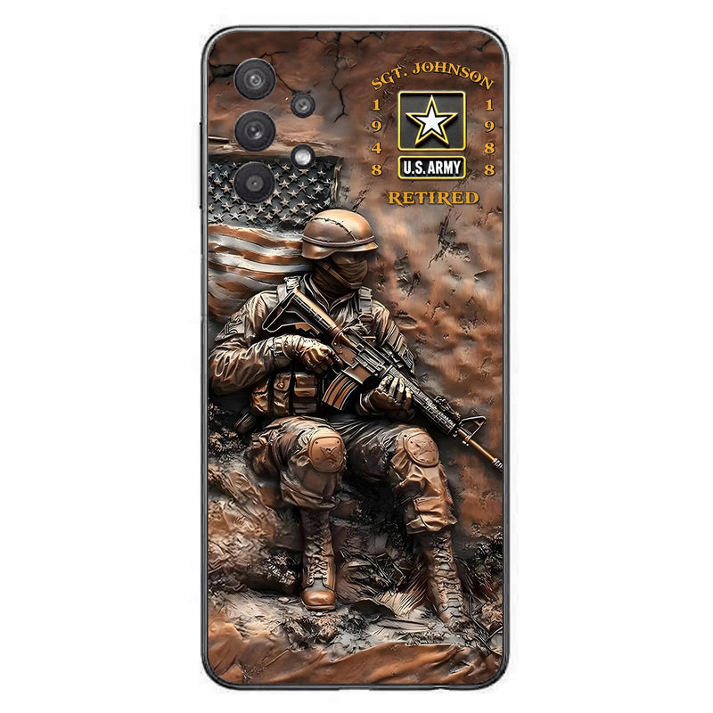 Personalized Veteran Phone Case - Retired Gift Idea For Veteran - Case For iPhone/Samsung