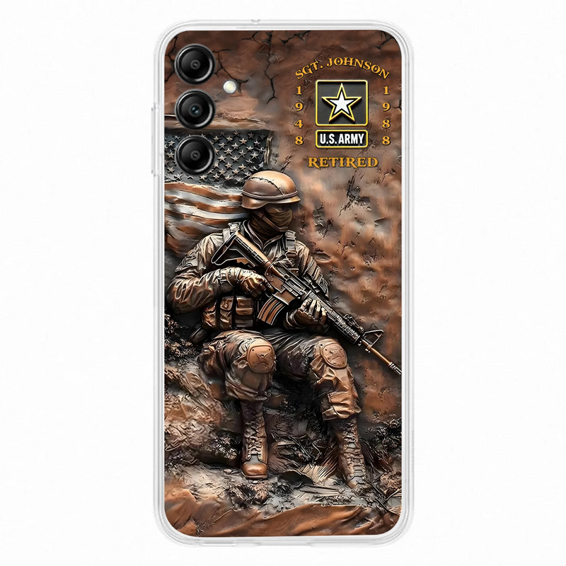 Personalized Veteran Phone Case - Retired Gift Idea For Veteran - Case For iPhone/Samsung