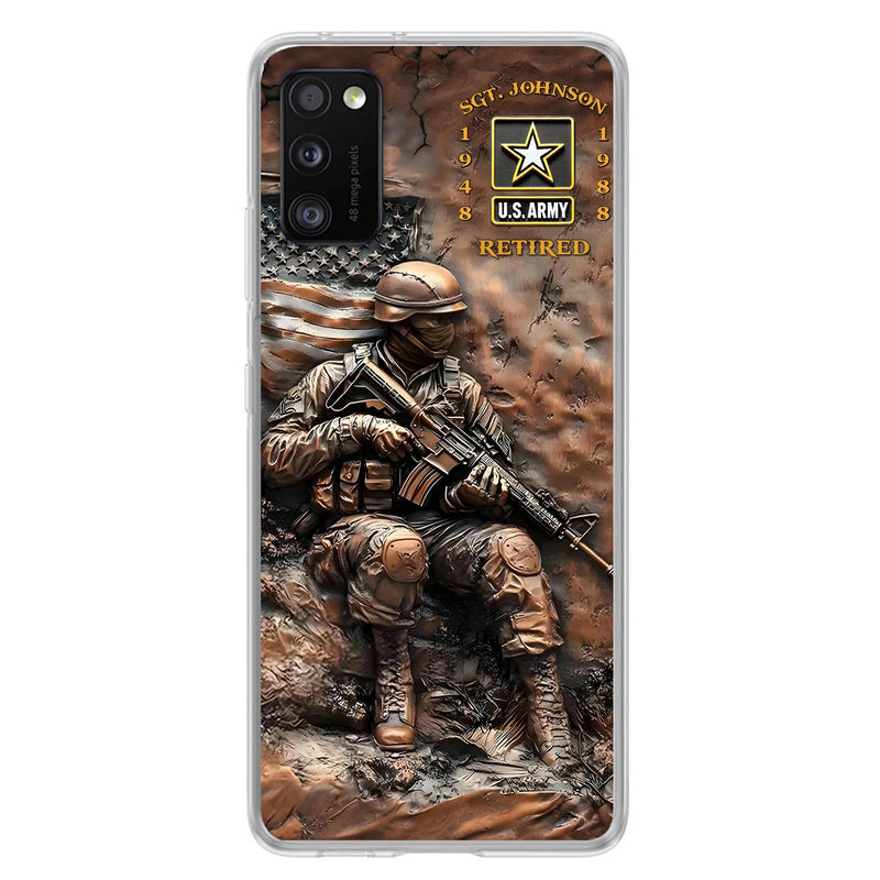 Personalized Veteran Phone Case - Retired Gift Idea For Veteran - Case For iPhone/Samsung