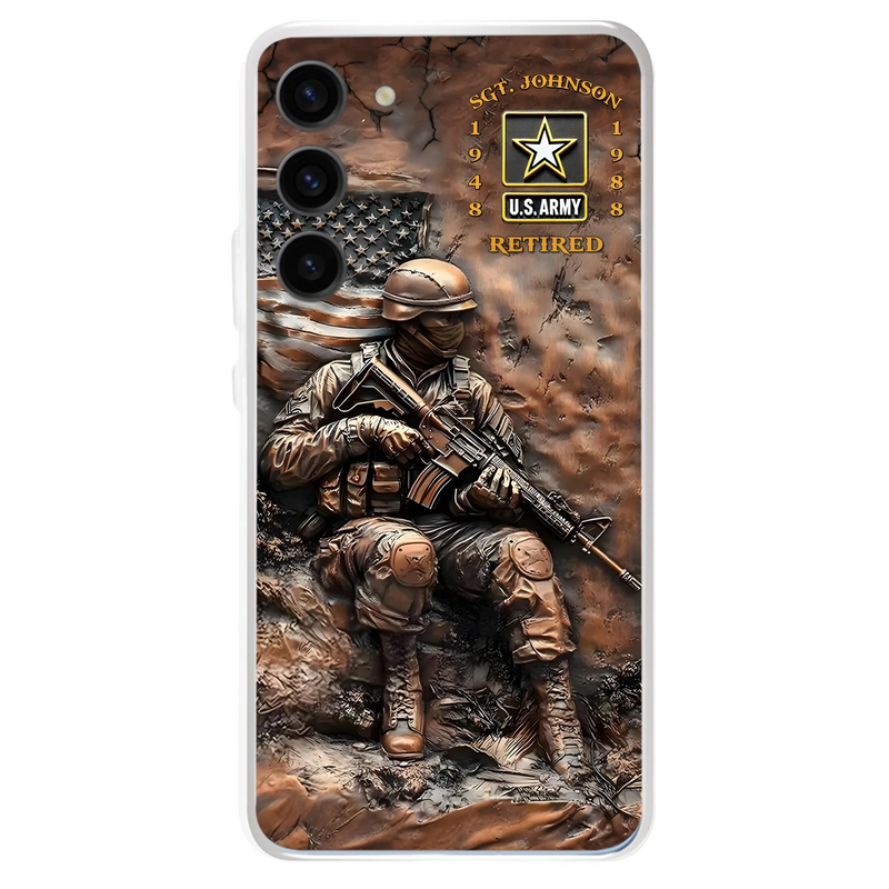 Personalized Veteran Phone Case - Retired Gift Idea For Veteran - Case For iPhone/Samsung