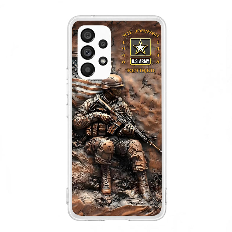 Personalized Veteran Phone Case - Retired Gift Idea For Veteran - Case For iPhone/Samsung