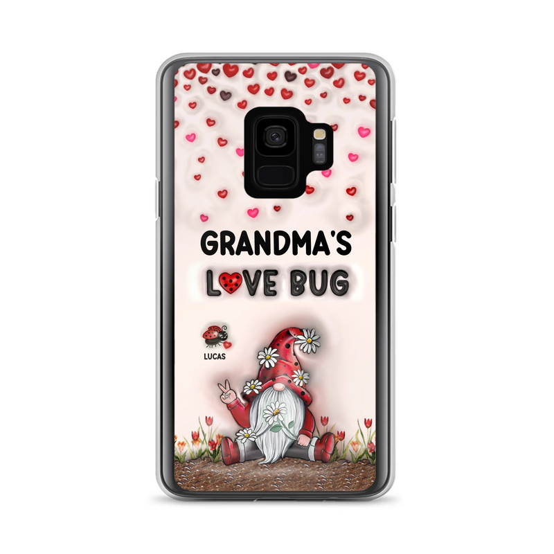 Personalized Grandma's Love Bugs Phone Case - Up to 12 Kids - Mother's Day Gift Idea for Grandma/Mom - Case for iPhone/Samsung