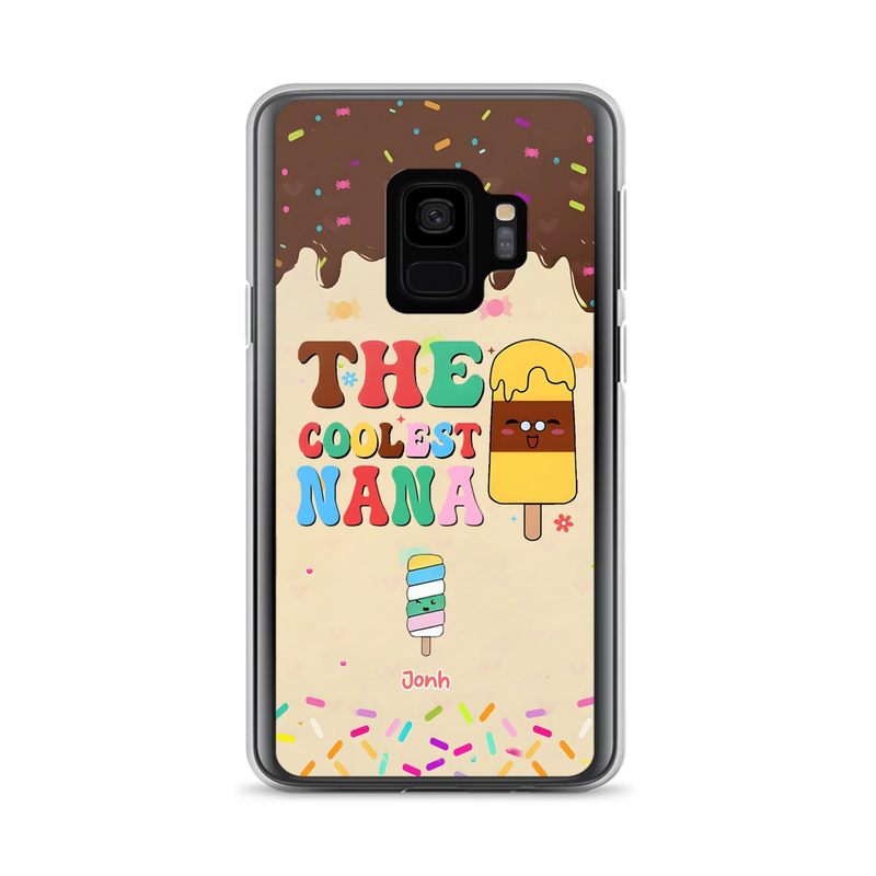 Personalized The Coolest Nana Phone Case - Up to 10 Kids - Mother's Day Gift Idea for Grandma/ Mom - Case for iPhone/ Samsung