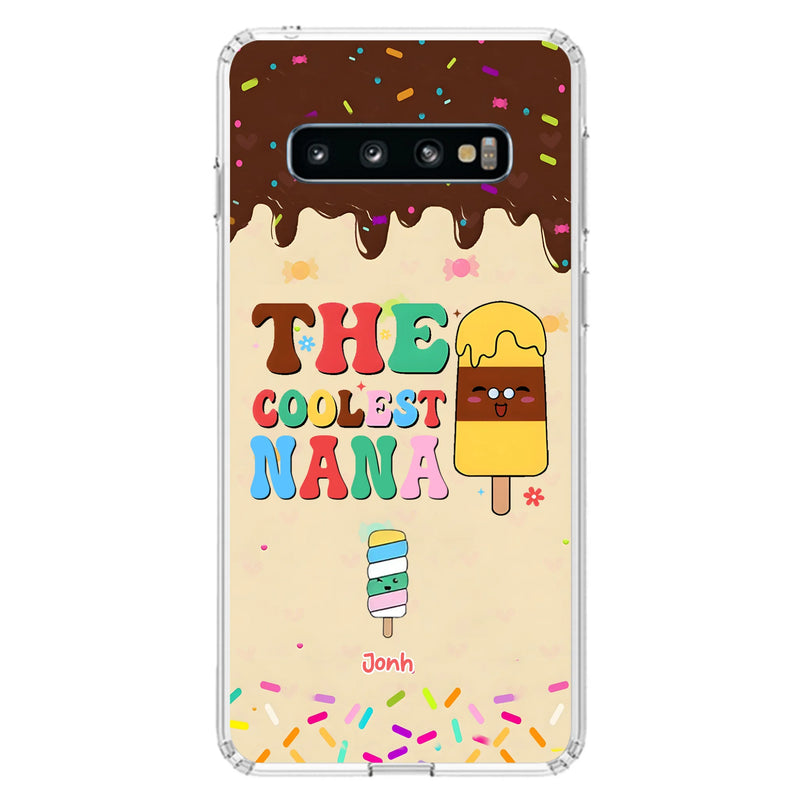 Personalized The Coolest Nana Phone Case - Up to 10 Kids - Mother's Day Gift Idea for Grandma/ Mom - Case for iPhone/ Samsung
