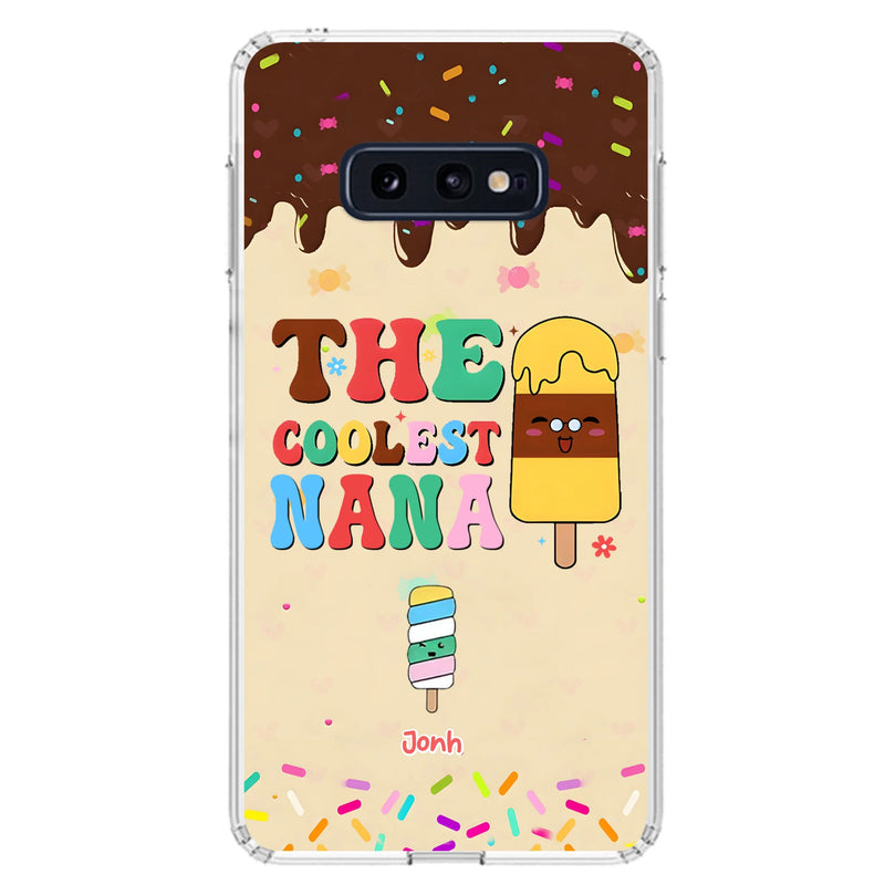 Personalized The Coolest Nana Phone Case - Up to 10 Kids - Mother's Day Gift Idea for Grandma/ Mom - Case for iPhone/ Samsung