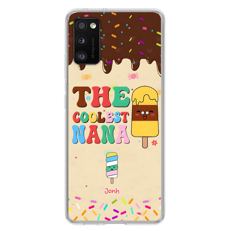 Personalized The Coolest Nana Phone Case - Up to 10 Kids - Mother's Day Gift Idea for Grandma/ Mom - Case for iPhone/ Samsung