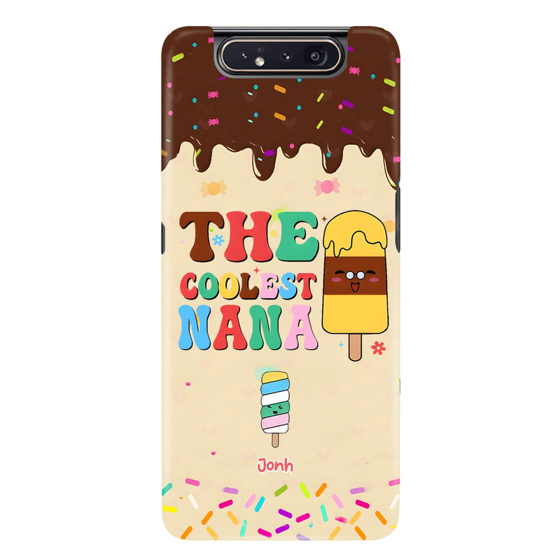 Personalized The Coolest Nana Phone Case - Up to 10 Kids - Mother's Day Gift Idea for Grandma/ Mom - Case for iPhone/ Samsung