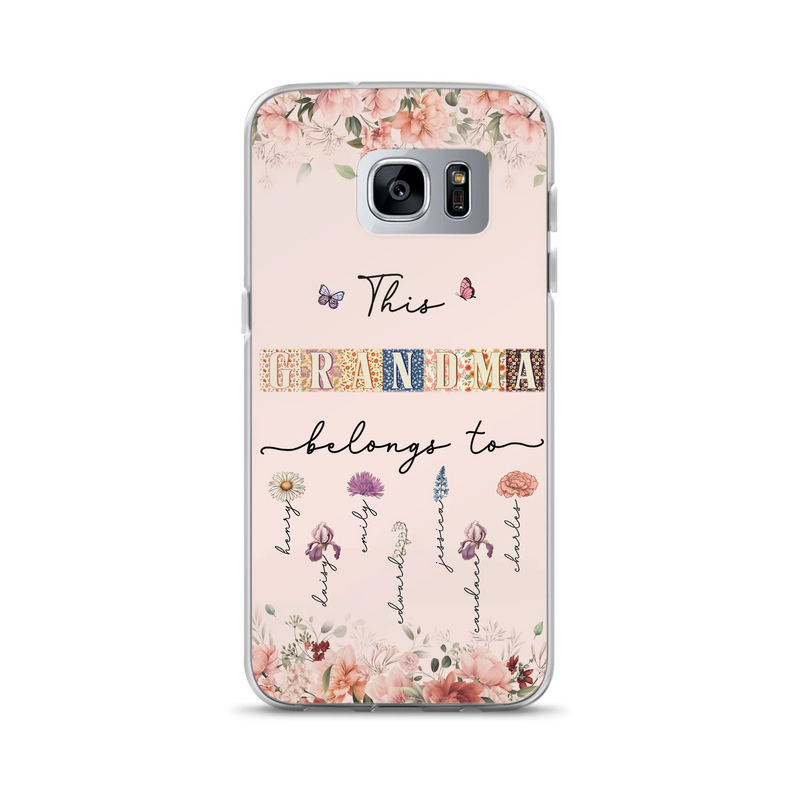 Personalized Grandma/Mom Phone Case - Up to 7 Kids - Mother's Day Gift Idea for Grandma/Mom - Case for iPhone/Samsung
