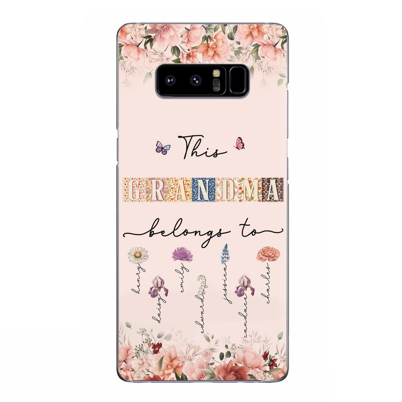 Personalized Grandma/Mom Phone Case - Up to 7 Kids - Mother's Day Gift Idea for Grandma/Mom - Case for iPhone/Samsung