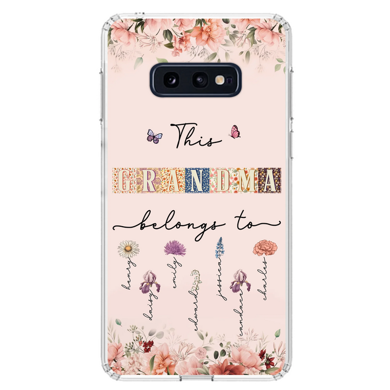 Personalized Grandma/Mom Phone Case - Up to 7 Kids - Mother's Day Gift Idea for Grandma/Mom - Case for iPhone/Samsung