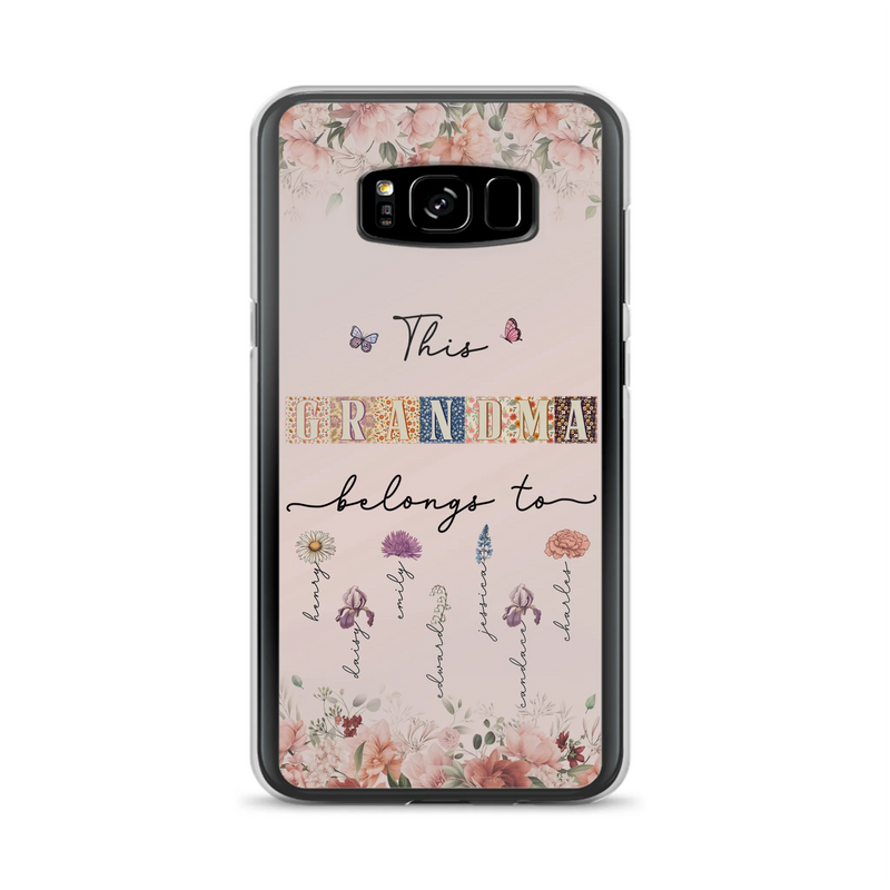 Personalized Grandma/Mom Phone Case - Up to 7 Kids - Mother's Day Gift Idea for Grandma/Mom - Case for iPhone/Samsung