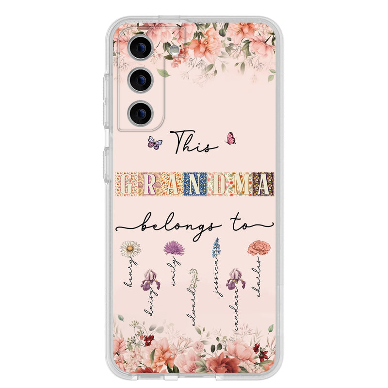 Personalized Grandma/Mom Phone Case - Up to 7 Kids - Mother's Day Gift Idea for Grandma/Mom - Case for iPhone/Samsung