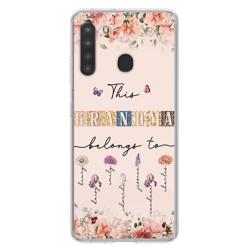 Personalized Grandma/Mom Phone Case - Up to 7 Kids - Mother's Day Gift Idea for Grandma/Mom - Case for iPhone/Samsung