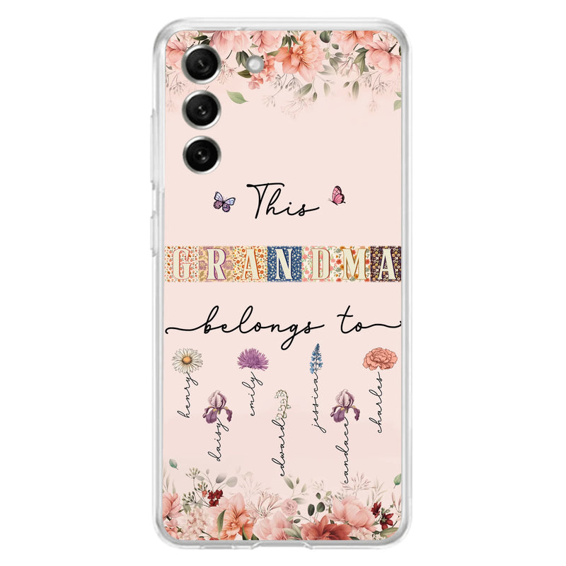 Personalized Grandma/Mom Phone Case - Up to 7 Kids - Mother's Day Gift Idea for Grandma/Mom - Case for iPhone/Samsung