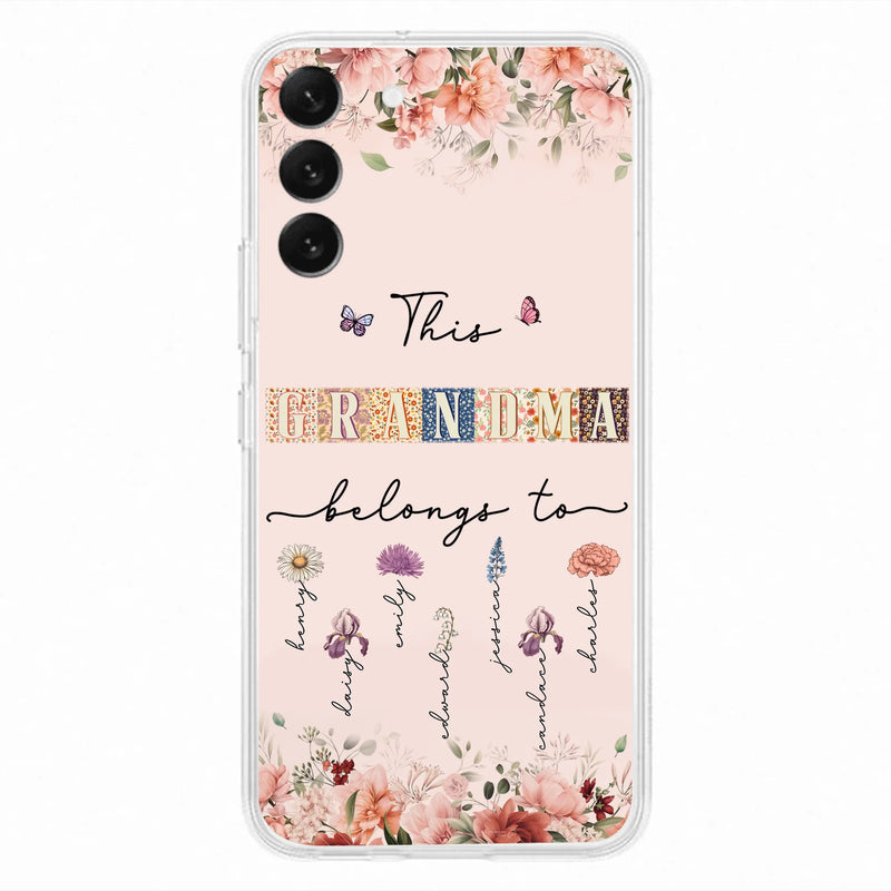 Personalized Grandma/Mom Phone Case - Up to 7 Kids - Mother's Day Gift Idea for Grandma/Mom - Case for iPhone/Samsung