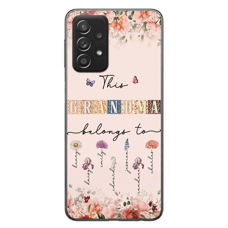 Personalized Grandma/Mom Phone Case - Up to 7 Kids - Mother's Day Gift Idea for Grandma/Mom - Case for iPhone/Samsung